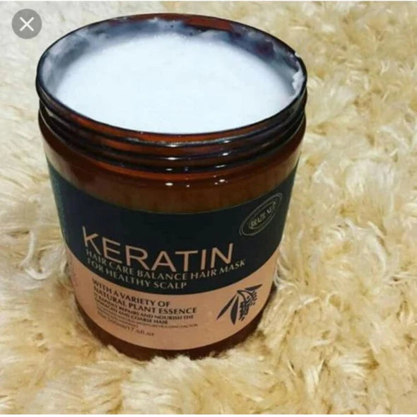 Keratin Hair Treatment Mask Brazil Nut Keratin Hair Cream - 500 ML